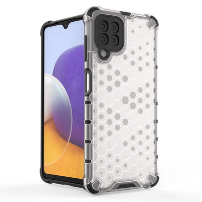 Honeycomb Case armor cover with TPU Bumper for Samsung Galaxy A22 4G black — Hurtel