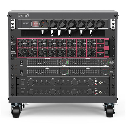 Digitus Universal 19-Inch Equipment Rack with Castors, 8U | DN-48000
