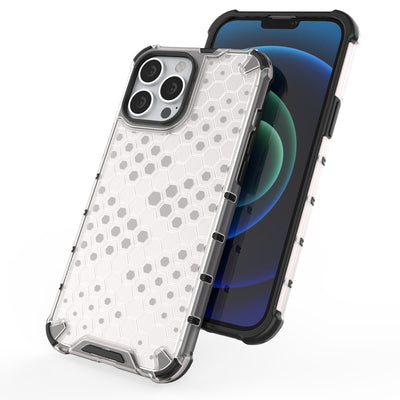 Honeycomb Case armor cover with TPU Bumper for iPhone 13 Pro Max green — Hurtel