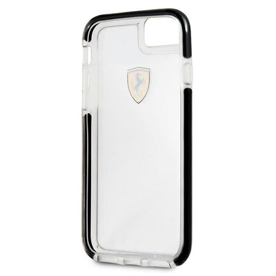 Ferrari Hardcase FEGLHCP7BK iPhone 7/8 SE 2020 / SE 2022 Shockproof transparent black