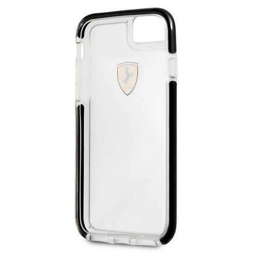 Ferrari Hardcase FEGLHCP7BK iPhone 7/8 SE 2020 / SE 2022 Shockproof transparent black