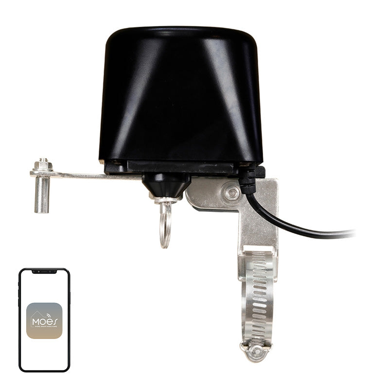 MOES WV-LZ-BK Wi-Fi Water Valve (Black) - Image 1
