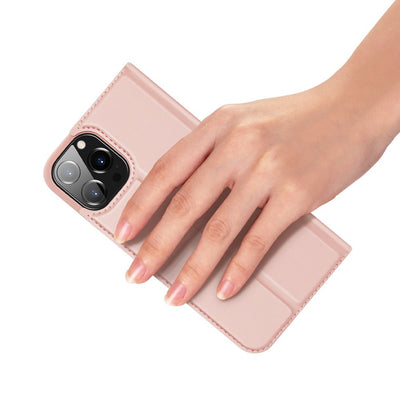 Dux Ducis Skin Pro Bookcase type case for iPhone 13 Pro Max pink