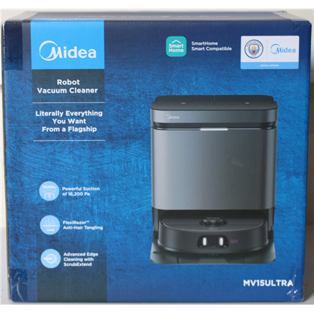 SALE OUT. Midea V15 Robot Vacuum Cleaner | Midea Robot Vacuum Cleaner | V15 | Wet&Dry | 5200 mAh | Dust capacity 3 L | 1