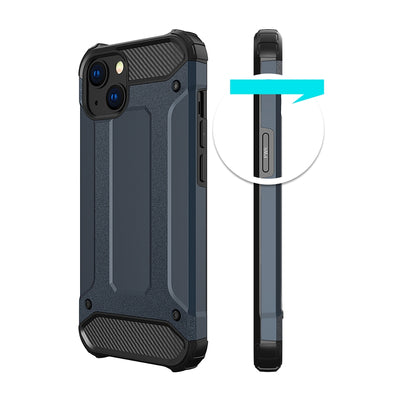 Hybrid Armor Case Tough Rugged Cover for iPhone 13 golden — Hurtel