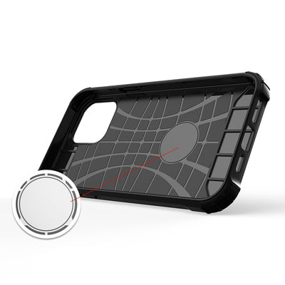 Hybrid Armor Case Tough Rugged Cover for iPhone 13 mini golden — Hurtel
