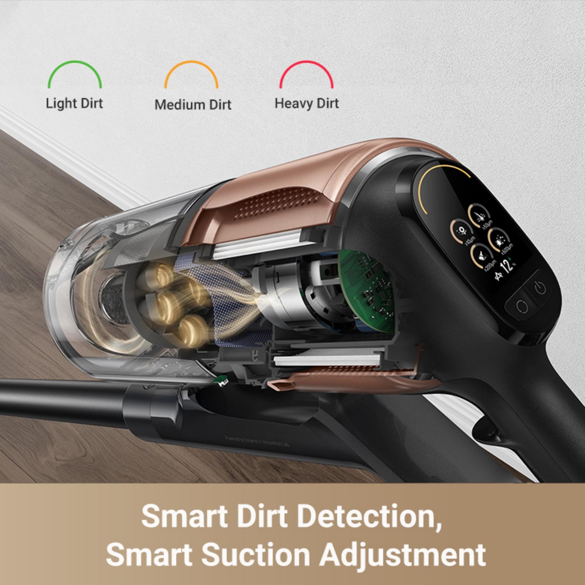 Vacuum Cleaner DREAME Z20 Dry 2-in-1 stick vacuum Black/Copper Bagless Battery Suction power 28000 Pa 2.2 kg VZV16A