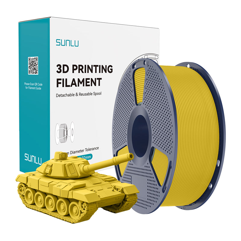 Sunlu PLA+ High-Speed Yellow Filament - Image 1