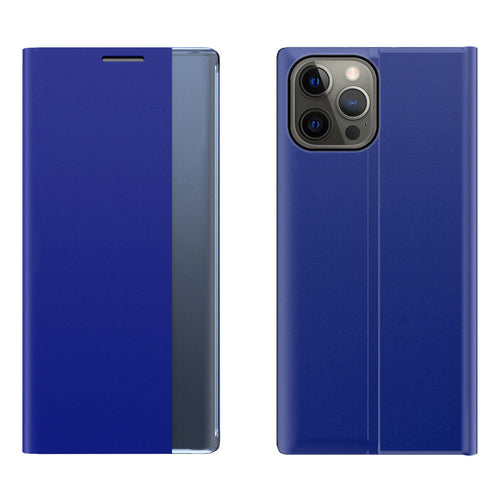 Sleep Case Bookcase Type Case with Smart Window for iPhone 13 Pro blue — Hurtel