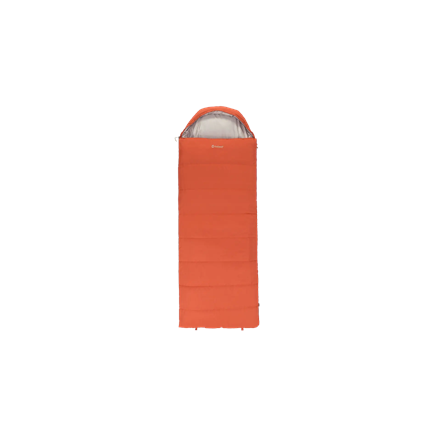 Outwell Campion Lux Orange | Sleeping Bag | 225 x 85 cm | -16 to 5 °C | Left Zipper