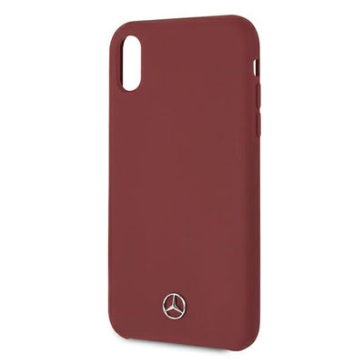 Mercedes Silicone Line iPhone Xr Case - Red