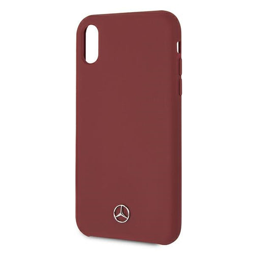 Mercedes Silicone Line iPhone Xr Case - Red