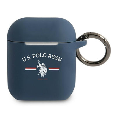 US Polo USACA2SFGV AirPods 1/2 case navy/navy — U.S. Polo Assn.