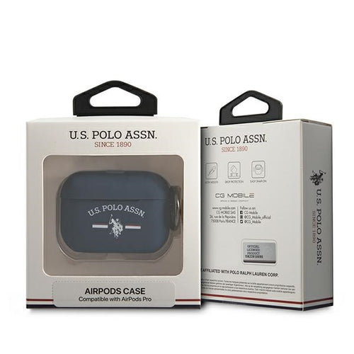 US Polo USACAPSFGV AirPods Pro case navy/navy — U.S. Polo Assn.
