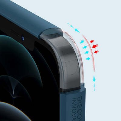 Nillkin Super Frosted Shield reinforced case, cover for iPhone 13 Pro, blue