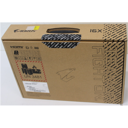 SALE OUT. Gigabyte AORUS 16X 9SG-43EEC94SH 16" QHD i7-13650HX/16GB/1TB/RTX 4070/Win11 Home/ENG kbd/2Y Warranty | Gigabyt