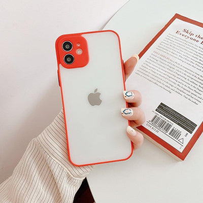 Milky Case silicone flexible translucent case for Samsung Galaxy A42 5G red — Hurtel
