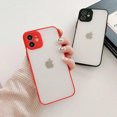 Milky Case silicone flexible translucent case for Samsung Galaxy A42 5G red — Hurtel