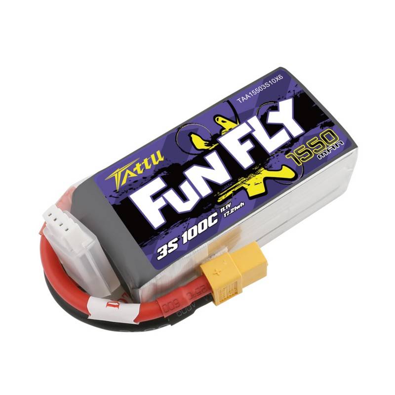 Battery Tattu Funfly 1550mAh 11,1V 100C 3S1P - Image 3