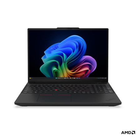 Lenovo ThinkPad T16 G5 AMD | Black | 16 " | IPS | WUXGA | 1920 x 1200 pixels | Anti-glare | AMD Ryzen 5 PRO | 215 | 16 G