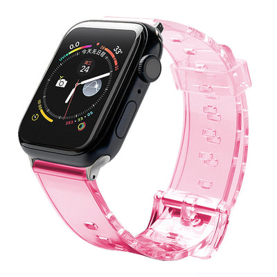 Silicone Strap Bracelet Bracelet Strap Light for Apple Watch 38 / 40 mm - Red — Hurtel