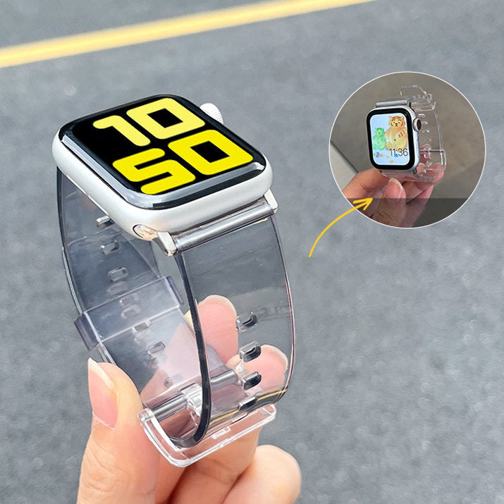Silicone Strap Bracelet Bracelet Strap Light for Apple Watch 38 / 40 mm - Yellow — Hurtel