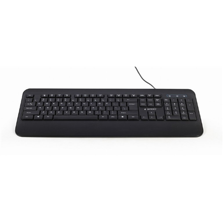 Gembird | Multimedia Keyboard | KB-UML-03 | Multimedia | Wired | US | Black