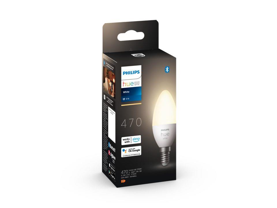 Smart Light Bulb PHILIPS Power consumption 5.5 Watts Luminous flux 470 Lumen 2700 K 220-240V Bluetooth/ZigBee 929003021101