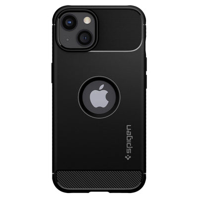 Spigen Rugged Armor iPhone 13 Case - Matte Black