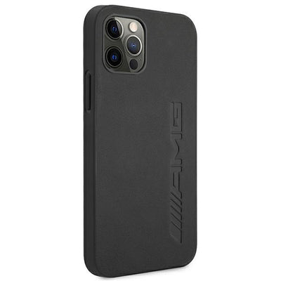 AMG Leather Hot Stamped Case for iPhone 12 Pro Max - Black — Mercedes