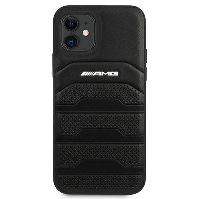 AMG Leather Debossed Lines case for iPhone 12 mini - black — Mercedes