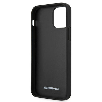 AMG Leather Debossed Lines case for iPhone 12 mini - black — Mercedes
