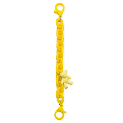 Color Chain (rope) colorful chain phone holder pendant for backpack wallet yellow — Hurtel