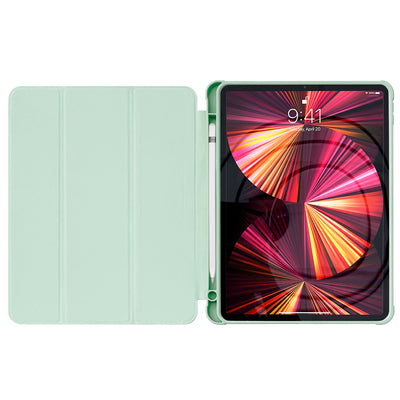 Stand Tablet Case Smart Cover case for iPad Pro 12.9 '' 2021/2020 with stand function green — Hurtel
