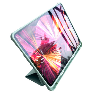 Stand Tablet Case Smart Cover case for iPad Pro 12.9 '' 2021/2020 with stand function green — Hurtel