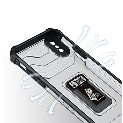 Crystal Ring Case Kickstand Tough Rugged Cover for iPhone XS Max red — Hurtel