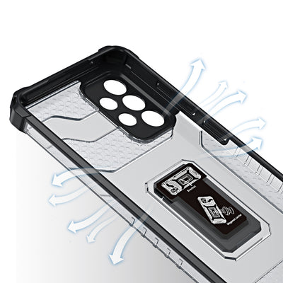 Crystal Ring Case Kickstand Tough Rugged Cover for Samsung Galaxy A72 4G green — Hurtel