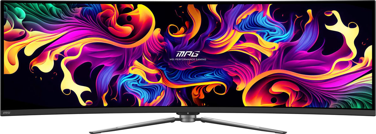 Monitor MSI 49 " 5120 x 1440 pixels Dual QHD Native aspect ratio 32:9 QD-OLED Curved MPG491CQPXQD-OLED
