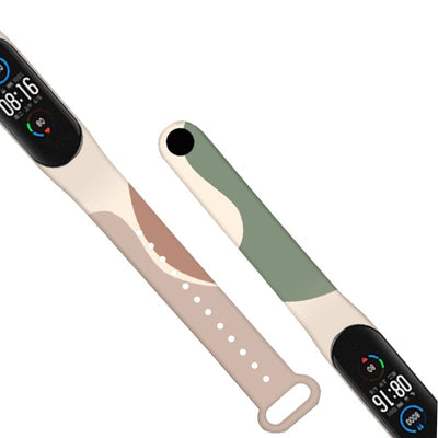 Strap Moro band for Xiaomi Mi Band 3 / 4 silicone strap watch bracelet pattern 4 — Hurtel