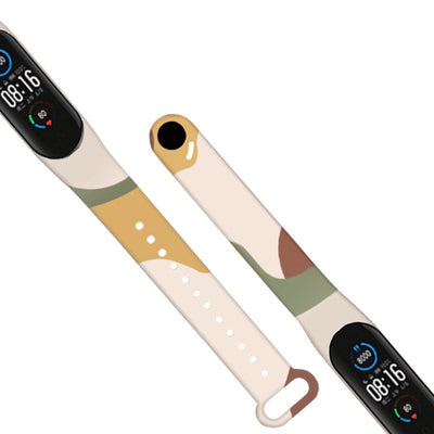 Strap Moro band for Xiaomi Mi Band 3 / 4 silicone strap watch bracelet pattern 7 — Hurtel