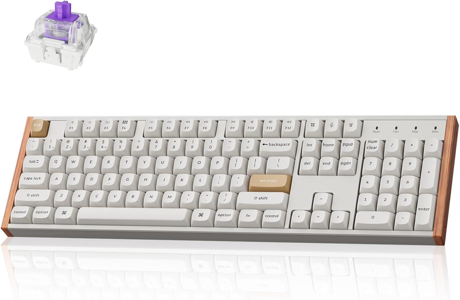 KEYBOARD WRL K10 HE SPECIAL ED/WHITE K10H-Q1 KEYCHRON