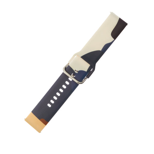 Strap Moro for Samsung Galaxy Watch 40 / 41 / 42 / 43 / 44 mm silicone bracelet watch band - pattern 13 — Hurtel