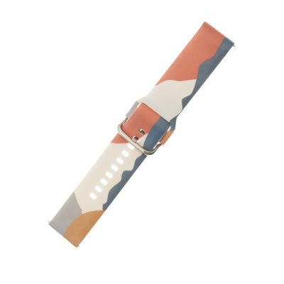 Strap Moro for Samsung Galaxy Watch 40 / 41 / 42 / 43 / 44 mm silicone bracelet watch band - pattern 15 — Hurtel