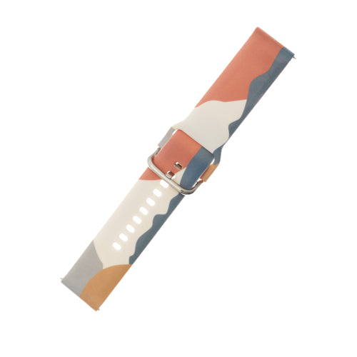 Strap Moro for Samsung Galaxy Watch 40 / 41 / 42 / 43 / 44 mm silicone bracelet watch band - pattern 15 — Hurtel