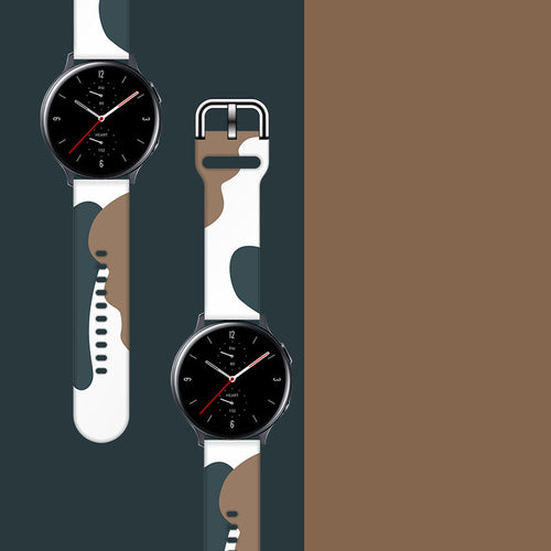 Strap Moro for Samsung Galaxy Watch 45 / 46 / 47 mm silicone bracelet watch band - pattern 1 — Hurtel