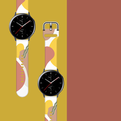 Strap Moro for Samsung Galaxy Watch 45 / 46 / 47 mm silicone bracelet watch band - pattern 7 — Hurtel