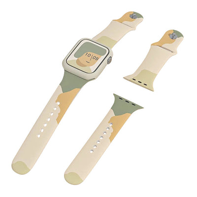 Silicone Strap Moro Watch Bracelet Band for Apple Watch 42 / 44 / 45 / 49 mm - Pattern 6 — Hurtel