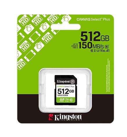 MEMORY SDXC 512GB UHS-I/SDS3/512GB KINGSTON