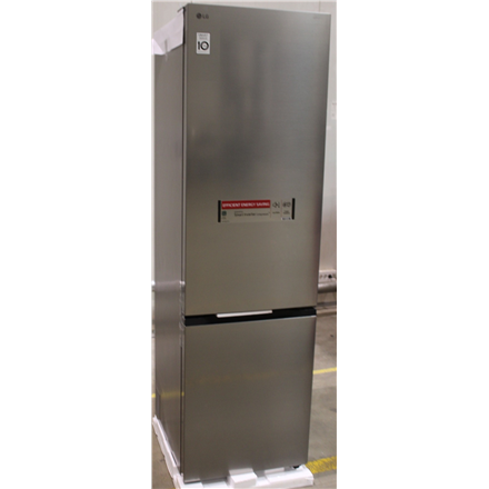 SALE OUT. LG GBBS322CPY Refrigerator, C, Free-standing, Combi, Height 2.03 m, Net fridge 262 L, Net freezer 113 L, Silve