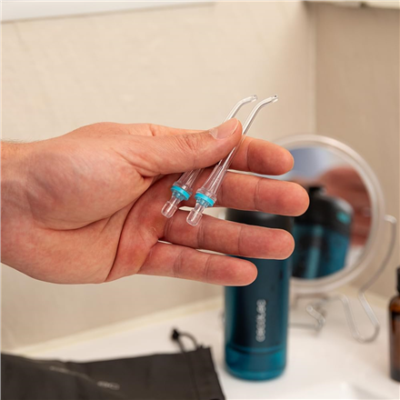 Cecotec Oral Irrigator | ToothCare Jet Splash | 150 ml | Black/Blue | Number of heads 2
